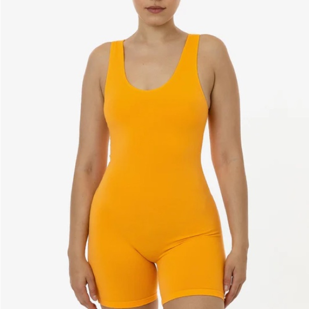 Los Angeles Apparel Yellow Biketard